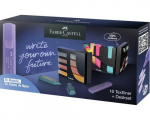 Faber-Castell 254603 mrkija 16 tk(t) Kirvesotsik Metallist, Mitmevrviline, Pastelne