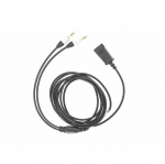 Tellur QD-leminek 2 x 3,5 mm pistiku kaabel 2,2 m, must