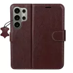 TFO Smart Luxe nahkkar see Samsung Galaxy S26 Ultrale, brunni