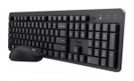 Trust Ody II keyboard Mouse included Office RF Wireless QWERTZ German Black