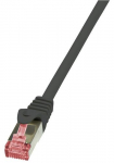 Logilink Cat.6 S/FTP, 1 m vrgukaabel Must Cat6 S/FTP (S-STP)