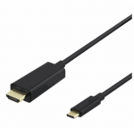 Deltaco Kaabel USB-C - HDMI 4K 0,5 m must