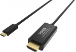 Vision TC-2MUSBCHDMI-PL 2 m USB Type-C HDMI Type A (Standard) MustNote: The translation provided is based on the assumption that the product is intended for use in Estonia, where the standard color for black is "must" (meaning "black" in Estonian)