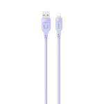 USAMS Kabel lightning 2,4A 1,2m Kiirlaadimine Lithe Series lilla/lilla SJ565USB03 (US-SJ565)