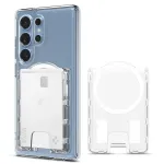 Spigen Ultra Hybrid Wallet MagSafe, kristallselge - Samsung Galaxy S25 sarja