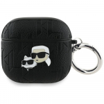Karl Lagerfeld Monogram Karl AND Choupette Head mbris AirPods 4 jaoks must