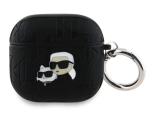 Karl Lagerfeld PU Embossed Karl ja Choupette peambris Apple AirPods 4 jaoks