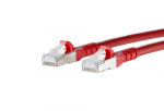 Metz Connect Cat6A S/FTP, 0,5 m vrgukaabel Punane S/FTP (S-STP)