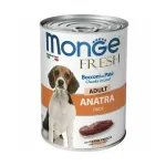 Monge Dog Fresh Tislikud osad kookas anuga 400 g tisvrtuslik mrkmt, tislikud osad ja pt tislikud koertele