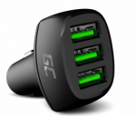 GREEN CELL Juuline Sit Autoadapter 3x USB, Kiire Toit 3.0