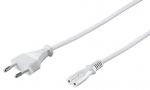MicroConnect Power Cord Notebook 3m White H03VVH2-F, 3X0,75MM2 2.5A