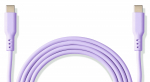 Fuj:tech USB-C silikoonkaabel, lilla, 1,5 m (6438148066925)