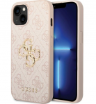 Guess PU Leather 4G Metal Logo Case for Apple iPhone 15