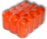 PROVENCE Candles Orange 4x8.5cm 12pcs