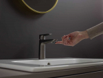 Hansgrohe Talis E 110 (HG71712340) Harjatud must kroom