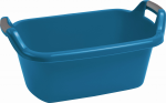 Bowl with handles oval 35L blue