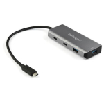 StarTech.com 4-portiline USB-C hub 2x USB-A ja 2x USB-C hendusega - SuperSpeed 10Gbps USB Type-C 3.2 Gen 2 hub - USB-busi toitega - Portaatne USB-C kuni USB hendusadapter - Alumiinium - 9,8 mm (25 cm) kaabel - TAA