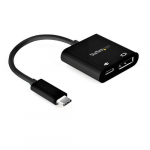 StarTech.com USB C to DisplayPort Adapteriga vimsusedelava - 8K 60Hz / 4K 120Hz USB Type C to DP 1.4 video muundja w/ 60W PD lbipaistvaadet - HBR3 - Thunderbolt 3 vastavususususususususususususususususususususususususususususususususususususususususu ...
