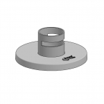 Ergonomic Solutions Pipe with flange cover