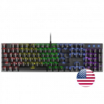 Mars Gaming MK422RUS Gaming mehhaniline klaviatuur RGB / Punane klahv / US