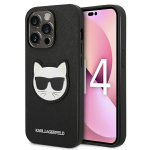 Karl Lagerfeld KLHCP14LSAPCHK iPhone 14 Pro 6.1" kvakott tarna/must Saffiano Choupette Head Patch