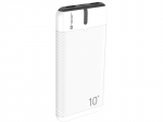 Tracer EnerGo 10000 mAh Power Bank valge/must