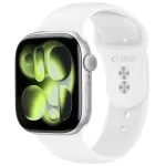 Tech-Protect SILIKOONINE APPLE WATCH 8 / 9 / 10 / 11 / 12 / SE (40 / 41 / 42 MM) VALGE
