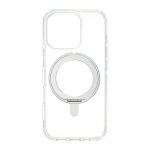 FoneKit Premium Kickstand MagSafe'iga hilduv kaitsekarp jalusega, iPhone 16 Pro, lbipaistev (6438148063771)