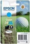 EPSON Golfpalli ksikkup Cyan 34XL DURABrite Ultra Tint