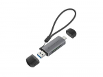 Conceptronic BIAN05G 2-in-1 USB 3.0 kahekordse pistiku kaardilugeja, SD/MicroSD 3.0, UHS-I