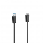 Hama USB kaabel 1,5 m Micro-USB A USB A Must