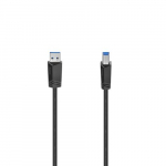 Hama USB kaabel USB 3.2 Gen 1 (3.1 Gen 1) 1,5 m USB A USB B Must
