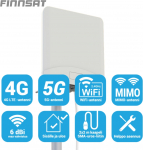 Finnsat MiMo 5G / 4G / 3G / 2G adapteri antenn (FS1500)