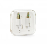 Cable AUX Jack 3,5 mm (male) to Jack 3,5 mm (male) BOX 1 m white