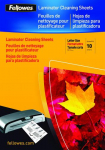 FELLOWES A4 puhastus- ja kandepaberid 10 tk