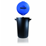 Waste bin Ecosolution 35L 42,5x37,5x54cm dark grey|blue