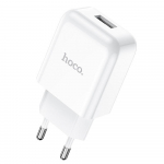Hoco USB A 2A 10W N2 valge toitepulga