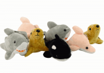 LEAN Toys Mini Plush Sea Animals 4 Models