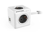 Allocacoc AND quot;PowerCube Extended USB AND quot; 3 m valge