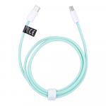 Cable Type C to Type C PD QC3.0 3A 60W C263 1 m green