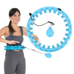 HMS 7420621 Hula hoop kaasutite ja weightsidega HHW01 sinine