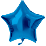 Folat Foil Balloon AND quot;Star AND quot; 48cm Blue
