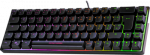 Deltaco DK240 mini 60% Gaming Tastatur transparent