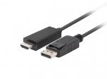 LANBERG Kaabel DisplayPort (M) V1.1 - AND gt; HDMI (M) 1m must