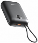 Swissten Voltbox 35W Power Bank 20000 mAh sisemiste kaablitega USB-C ja Lightning'iga