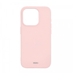 ONSALA Back Sil Touch Recycled MagSerie iPhone 15 Pro Chalk Pink