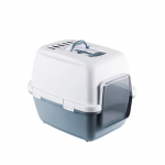 Cat toilet closed Cathy Comfort 58x45x48cm white|blue