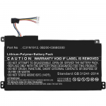 CoreParts Battery 41.04Wh Li-Polymer 11.4V 3600mAh, Black Battery