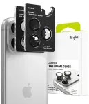 Ringke Kaameraraami kaitse 2-pack tempereeritud klaas iPhone 18 Pro / Pro Max jaoks - Must