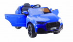 Lean Cars Audi Q7 Blue Painted Battery Car